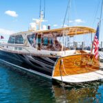 Gem Crewed Vicem 64 Classic Motoryacht Charter Cruising New England.