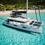 Seahome Crewed Catamaran Charters Sailing the Virgin Islands.