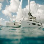 Wanderlust Crewed Lagoon 51 Catamaran Charters Sailing the BVI.