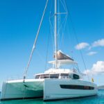 Legasea Crewed Bali 5.4 Catamaran Charter Sailing the BVI and Grenadines.