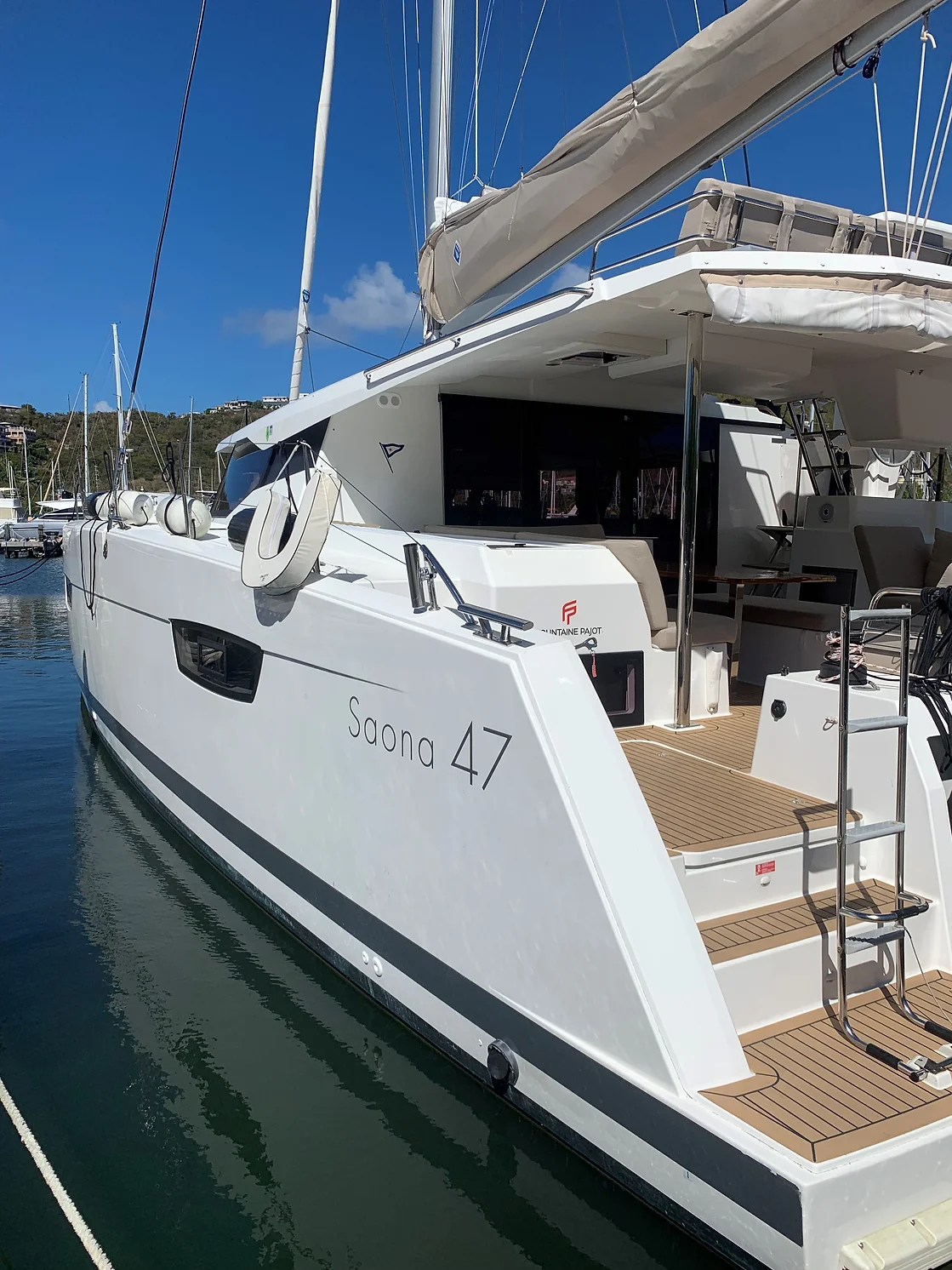 FP Saona 47 OV Catamaran Hourglass in USVI