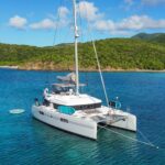 Shangri La Crewed Lagoon 52 Catamaran Charters Sailing the Virgin Islands