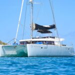 Rapscallion Captained Lagoon 450 Catamaran Charters Sailing the BVI