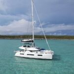 Esperanza II crewed lagoon 50 catamaran charters Sailing the Virgin Islands.