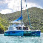 Touch the Sky Crewed Leopard 58 Catamaran Charters Sailing the BVI