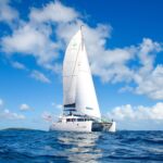 Whiskey Business Crewed Lagoon 450 Catamaran Charters Sailing the USVI