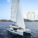 La Sirena Crewed Lagoon 51 Catamaran Charters Sailing the BVI