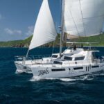 Tapas Crewed Royal Cape Majestic 570 Catamaran Charters Sailing the BVI