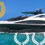 Synergy Crewed Sunseeker 86 Motoryacht Charters Cruising the BVI