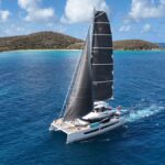 Tru North Crewed Alegia 67 Catamaran Charters Sailing the Virgin Islands.