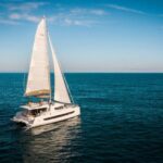 First Tracks Crewed Bali 4.8 Catamaran Charters Sailing Belize.