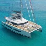 Colibri Crewed Alegria 67 Catamaran Charters Sailing the BVI.