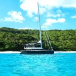 Astrolabe Crewed Catamaran Charter Sailing the South of France.