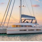 Sylene Crewed Lagoon Seventy 7 Catamaran Charters Sailing the West Mediterranean
