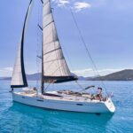 Shooting Star crewed Gianetti Star 65 sailing yacht charter cruising Greece.