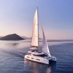 Azul Crewed Lagoon 55 Catamaran Charter Sailing Greece