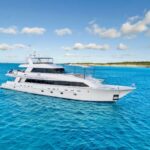 Real Summertime Sovereign 120 Luxury Yacht Charter Cruising the Bahamas