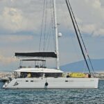 Aura Crewed Lagoon 560 Catamaran Charter Sailing Greece