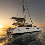 Queen of Diamonds Crewed Lagoon 52 Catamaran Charter Sailing Greece