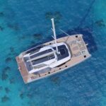 Serenissima III Crewed Fountaine Pajot Thira 80 Catamaran Charter Sailing Greece