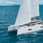 Helidoni Crewed Fountaine Pajot Tanna 47 Catamaran Charter Sailing Greece