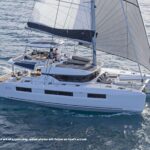 Babalu Crewed Lagoon 51 Catamaran Charter Sailing Greece