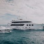 Crossed Sabre Burger 144 Luxury Yacht Charter Cruising the Caribbean