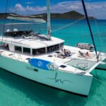 Bluewinds Crewed Lagoon 560 Catamaran Charters Sailing the BVI