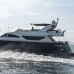 Resilience Crewed Alalunga 82 Motoryacht Charter Cruising Italy