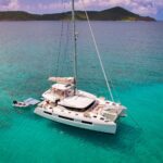 PurelyBlu Crewed Lagoon 50 Catamaran Charters Sailing the BVI