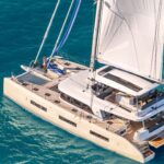 Reverie Crewed Lagoon Sixty 5 Catamaran Charter Sailing the BVI