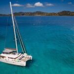 Sail Away Crewed Lagoon 620 Catamaran Charters Sailing the BVI