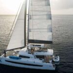 Mystic Crewed Bali 5.4 Catamaran Charter Sailing the BVI