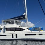 Ruby One Crewed Leopard 58 Catamaran Charters Sailing the BVI