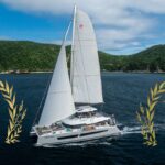 Liquid Sky Crewed Fountaine Pajot Alegria 67 Catamaran Charters Sailing the BVI