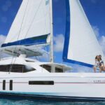 Laurel Lee Crewed Leopard 58 Catamaran Charter Sailing the BVI