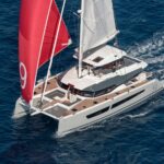 Perfect Landing Crewed Samana 59 Catamaran Charters for 10 guests Sailing the BVI