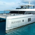 Blessed Crewed Sunreef 80 Powercat Charter Cruising the Virgin Islands
