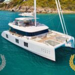 Ocean Vibes Crewed Sunreef 74 Catamaran Charters Sailing the Virgin Islands