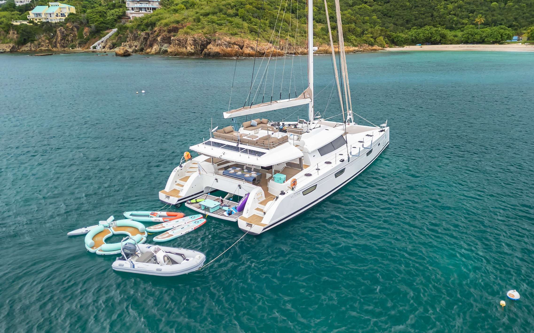 Some Kind of Wonderful Crewed Victoria 67 Catamaran Discount in the BVI