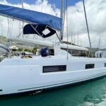 Oceans 8 Crewed Lagoon 46 Catamaran Charter Sailing the BVI