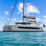 Mah Na Mah Na Captained Bali 4.4 Catamaran Charters Sailing the USVI