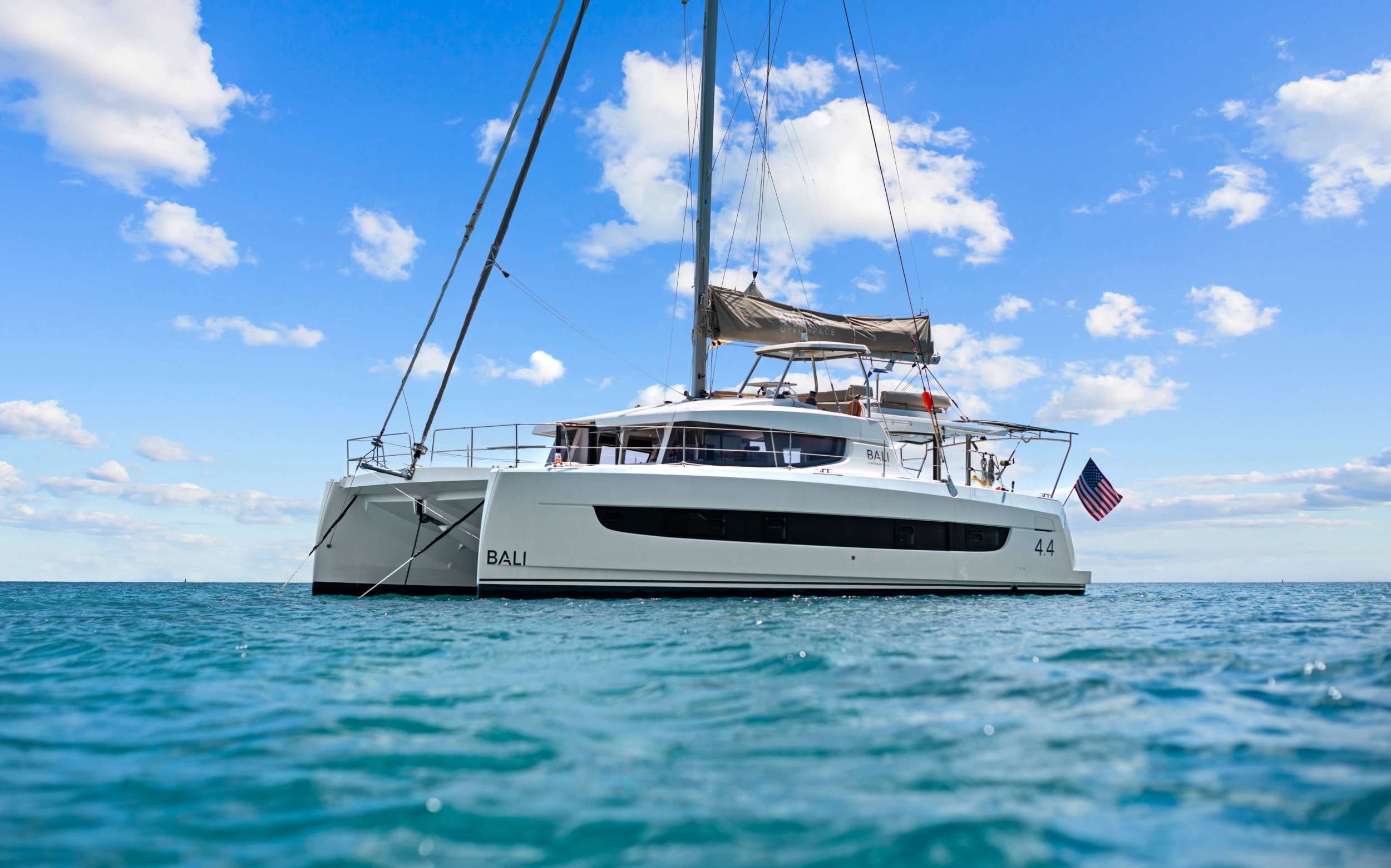 Mah Na Mah Na Captained Bali 4.4 Catamaran Charters Sailing the USVI