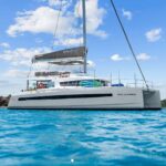 GalaxSea Crewed Bali 5.4 Catamaran Charter Sailing the Virgin Islands