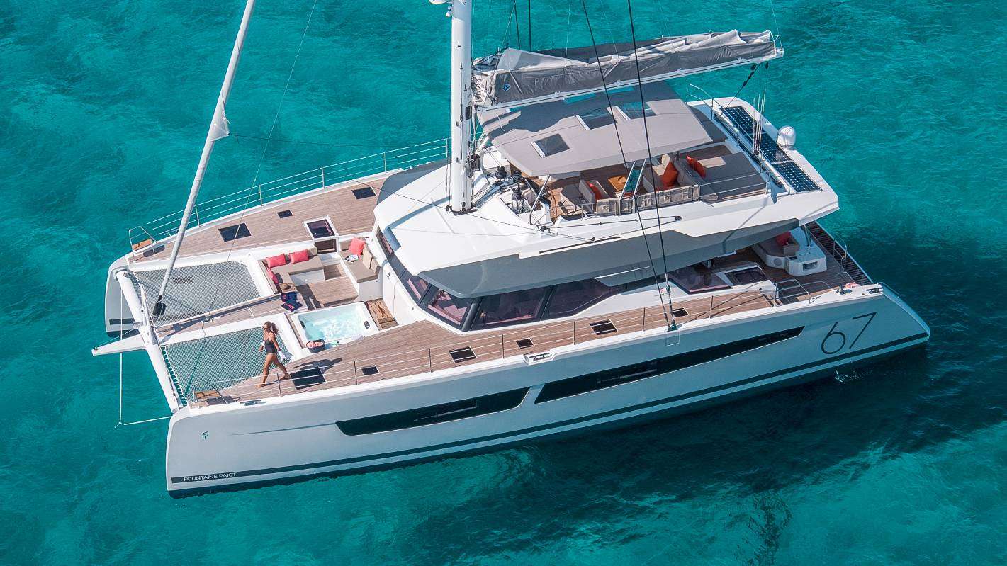 Bliss Crewed Fountaine Pajot Alegria 67 Catamaran Charters Sailing the BVI