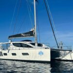 Stella Blue Crewed Xquisite X5 Catamaran Charters Sailing the USVI