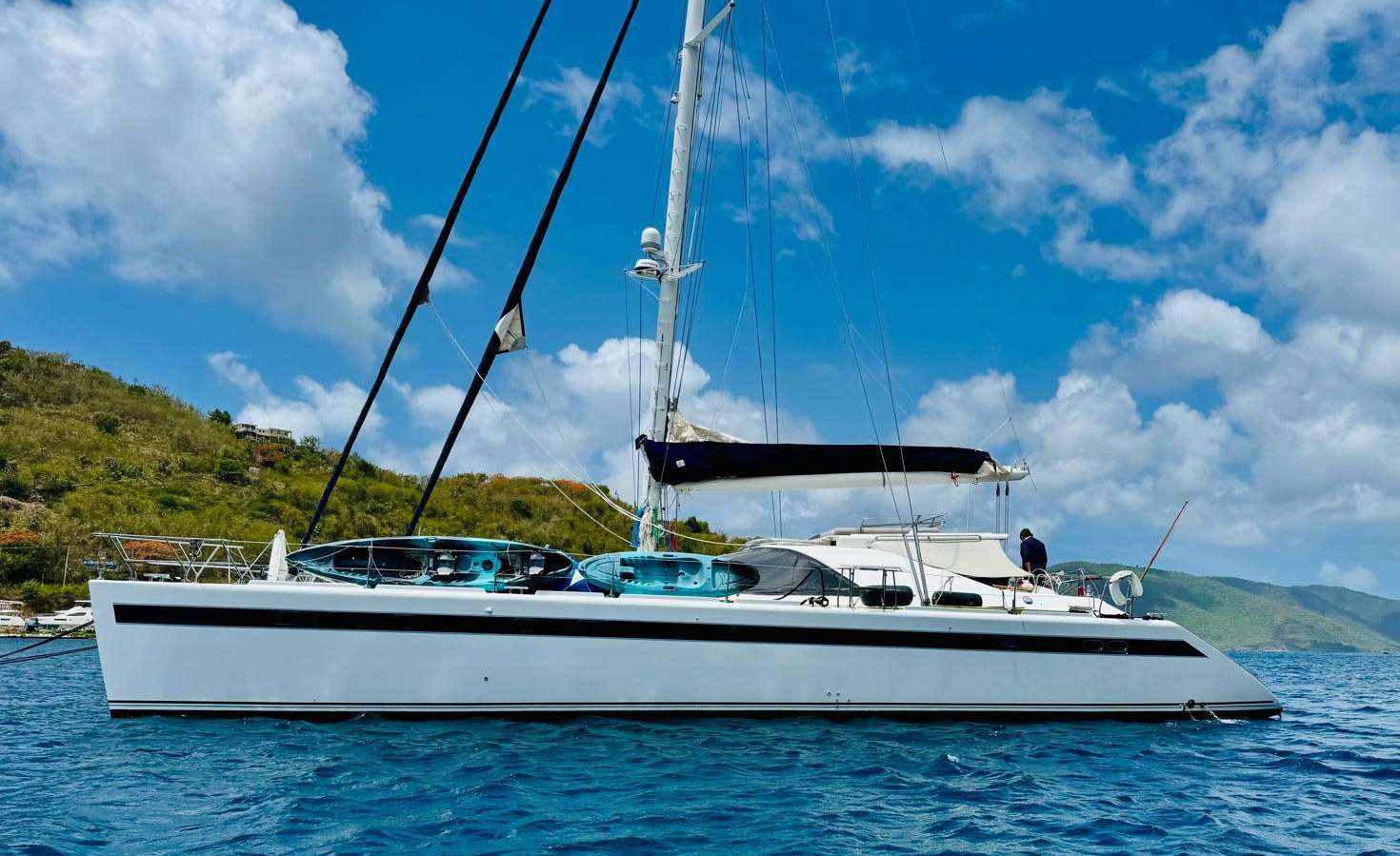 Kelea Captained Privilege 65 Catamaran Charters Sailing the Virgin Islands