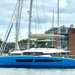 Bacchus Crewed Samana 59 Catamaran Charter Sailing the BVI