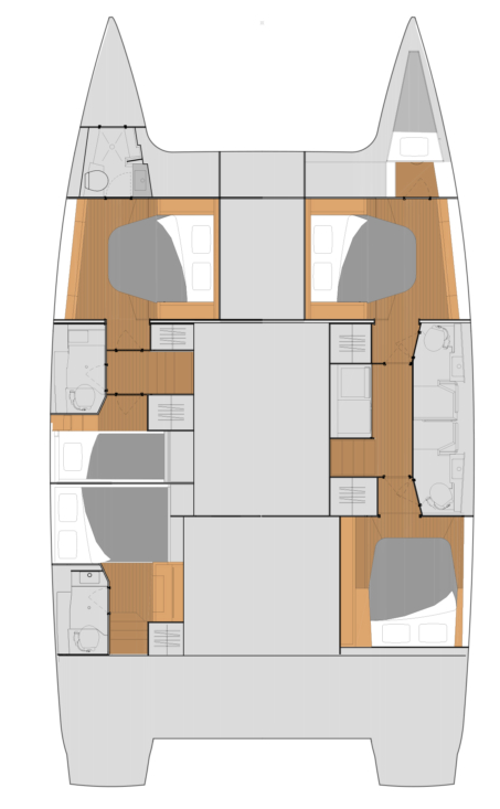 Fountaine Pajot Tanna 47 - 5 + 1 cab. Image 1