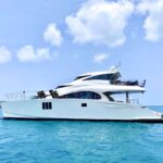 Casa Blanca Crewed Sunreef 78 Powercat Charter Cruising the USVI
